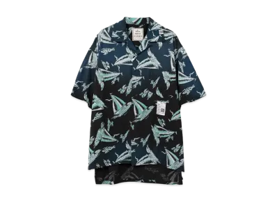 Maison MIHARA YASUHIRO Vintage Like Aloha Short-Sleeve Shirt "Black"