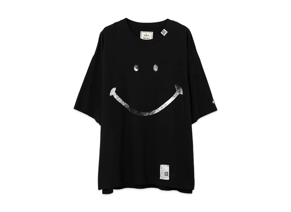 Maison MIHARA YASUHIRO Smily Face Printed T-Shirt "Black"