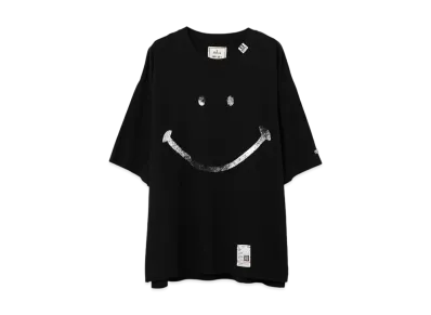 Maison MIHARA YASUHIRO Smily Face Printed T-Shirt "Black"