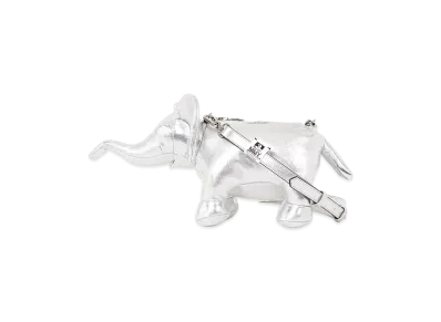 Maison MIHARA YASUHIRO "Dolls" Elephant Mini Sholder Bag "Silver"