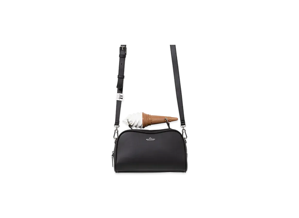 Maison MIHARA YASUHIRO "Toy" Soft Serve Handle Mini Boston Bag "Black"