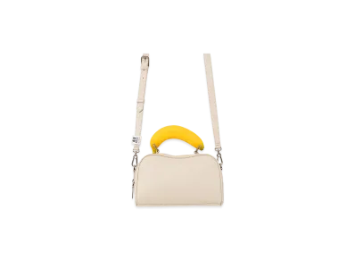Maison MIHARA YASUHIRO "Toy" Banana Handle Mini Boston Bag "Beige"