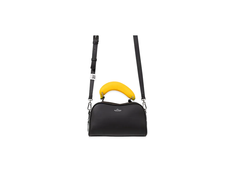 Maison MIHARA YASUHIRO "Toy" Banana Handle Mini Boston Bag "Black"