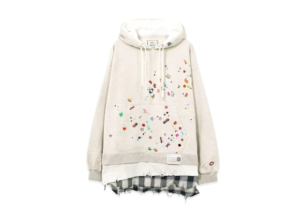 Maison MIHARA YASUHIRO Triple Layered Hoodie "White"