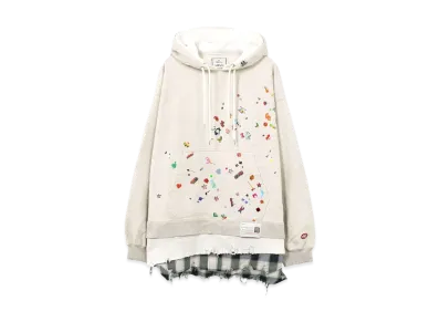 Maison MIHARA YASUHIRO Triple Layered Hoodie "White"