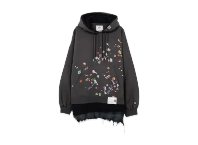 Maison MIHARA YASUHIRO Triple Layered Hoodie "Black"