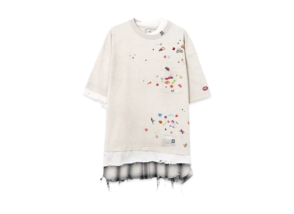 Maison MIHARA YASUHIRO Triple Layered T-Shirt "White"