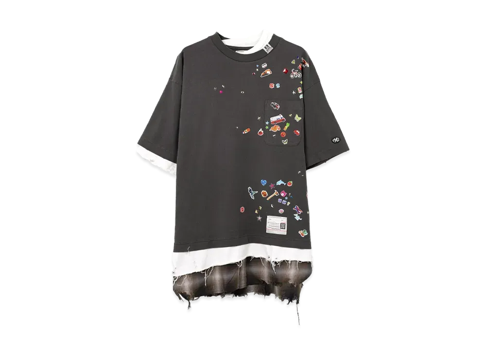 Maison MIHARA YASUHIRO Triple Layered T-Shirt "Black"