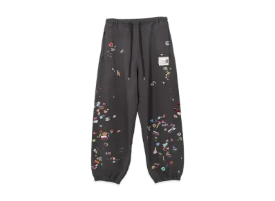 Maison MIHARA YASUHIRO Sticker Printed Sweat Pants "Black"
