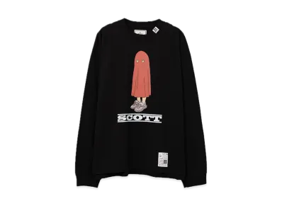 Maison MIHARA YASUHIRO SCOTT Printed Long Sleeve T-Shirt "Black"