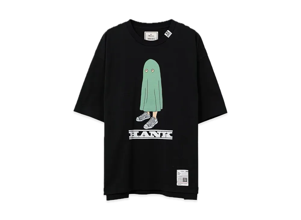 Maison MIHARA YASUHIRO HANK Printed Half Sleeve T-Shirt "Black"