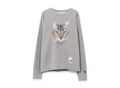 Maison MIHARA YASUHIRO Cat Printed Sweatshirt "Grey"