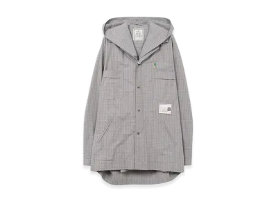 Maison MIHARA YASUHIRO Extended Placket Hood Shirt "Blue"