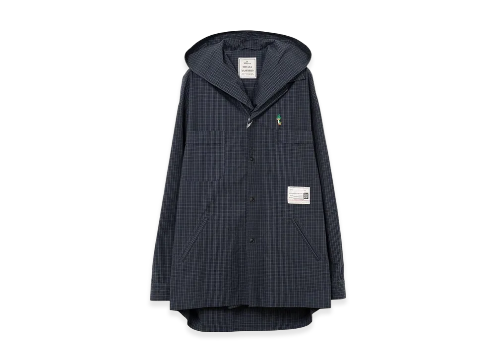 Maison MIHARA YASUHIRO Extended Placket Hood Shirt "Black"