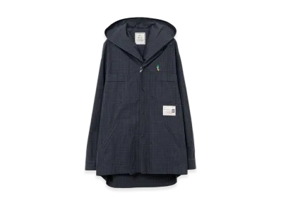 Maison MIHARA YASUHIRO Extended Placket Hood Shirt "Black"