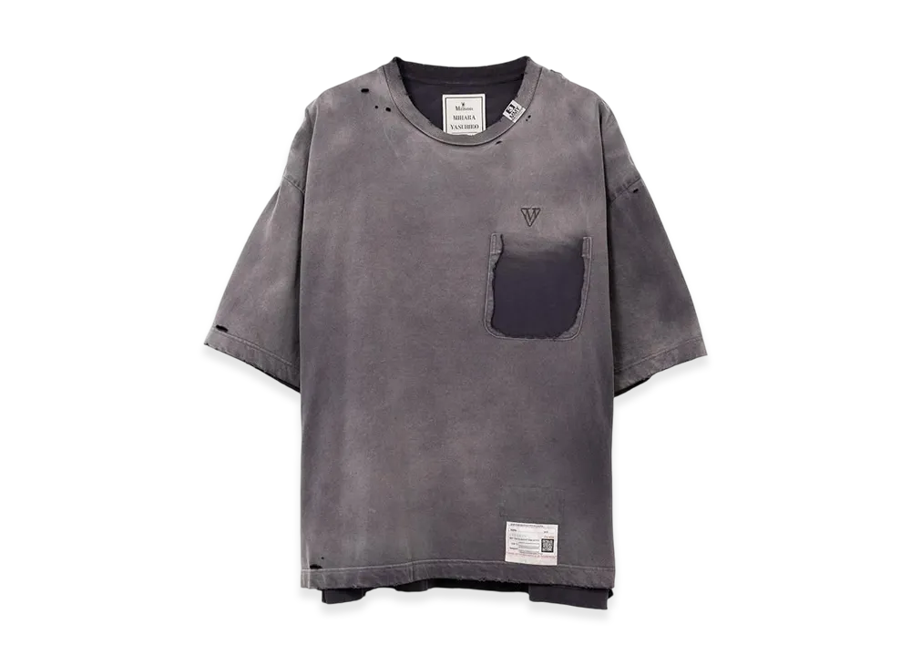 Maison MIHARA YASUHIRO Sun Faded Tee "Black"