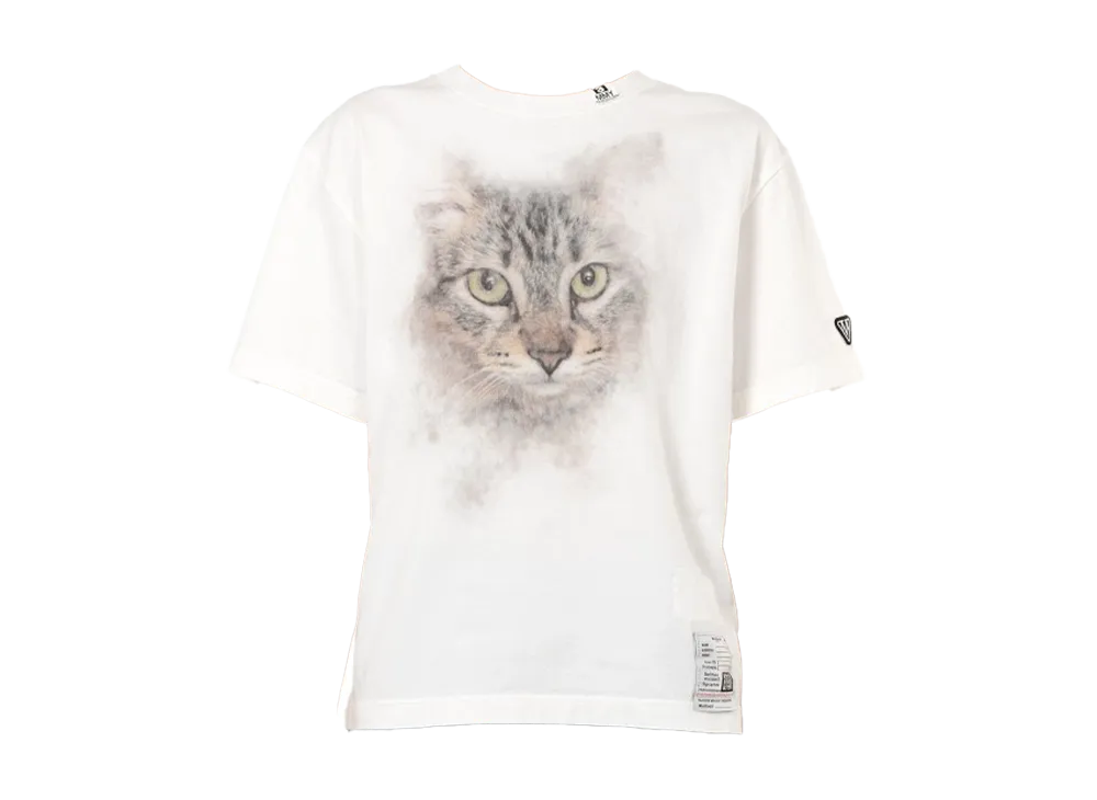 Maison MIHARA YASUHIRO Cat Printed T-Shirt "White"