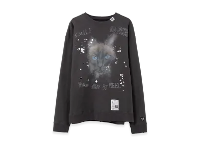 Maison MIHARA YASUHIRO Embellishdistress Pullover "Black"