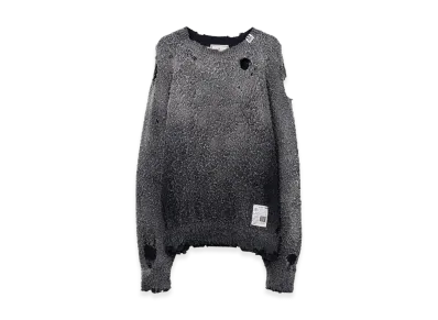 Maison MIHARA YASUHIRO Sun Faded Like Knit Sweater "Black"