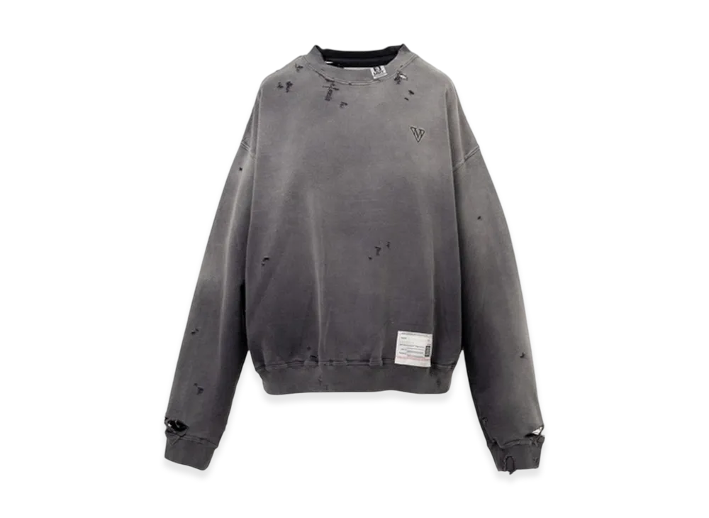 Maison MIHARA YASUHIRO Sun Faded Like Sweatshirt "Black"