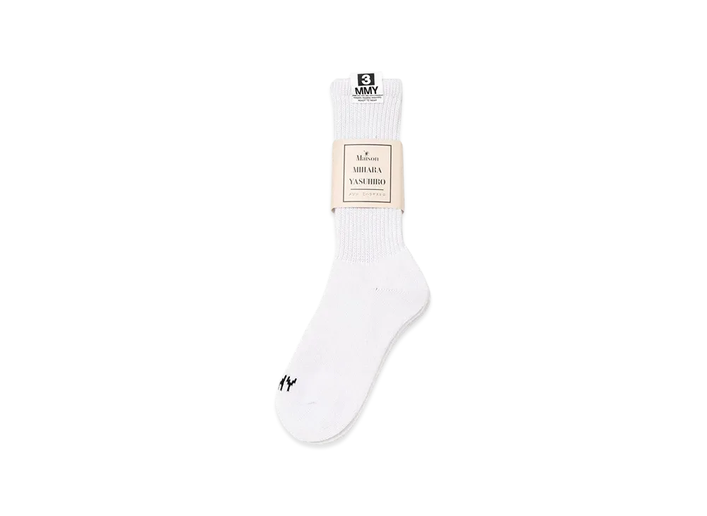 Maison MIHARA YASUHIRO Mmy 3-Pack Socks "White"