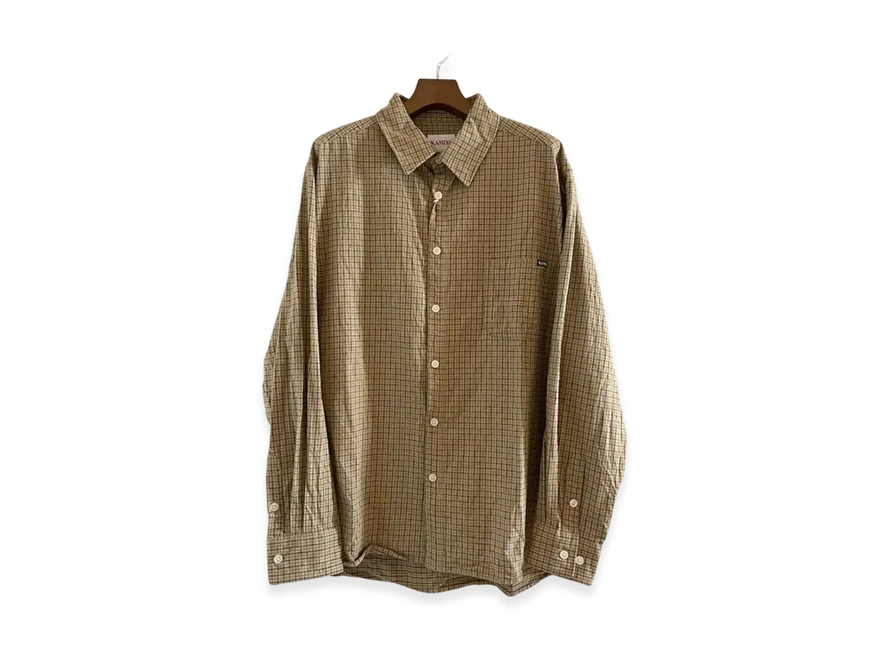 Maison MIHARA YASUHIRO x KAMIYA Oversized Checkedsh "Beige"