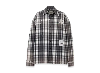 Maison MIHARA YASUHIRO Vintage Like Check Shirt "Black"