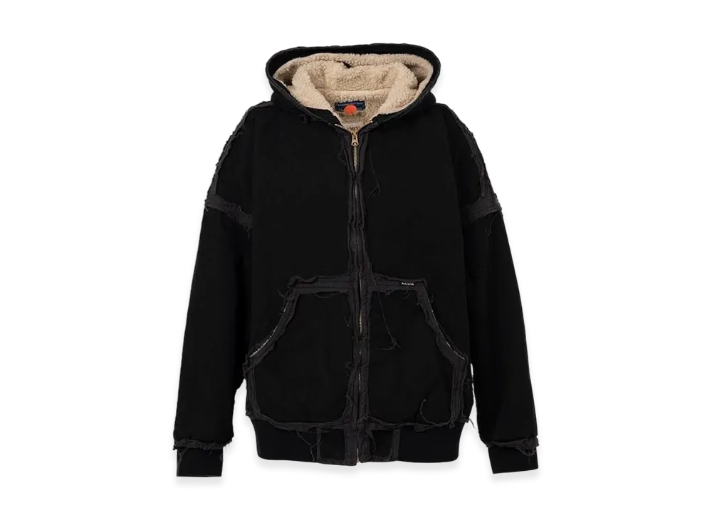 Maison MIHARA YASUHIRO x KAMIYA x blackmeans Deconstructed Zip Parka "Black"