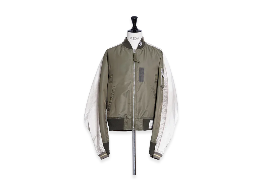 Maison MIHARA YASUHIRO Combined MA-1 x Sukajan "Khaki"