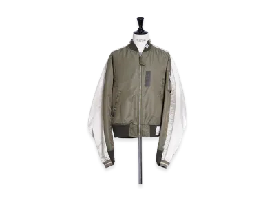 Maison MIHARA YASUHIRO Combined MA-1 x Sukajan "Khaki"