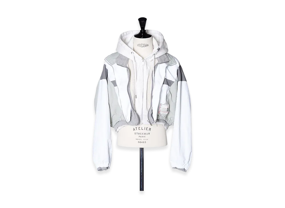 Maison MIHARA YASUHIRO Women's Triple Layered Nylon Parker "White"