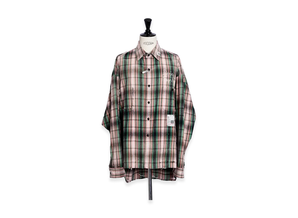 Maison MIHARA YASUHIRO Vintage Like Check Shirt "Pink"