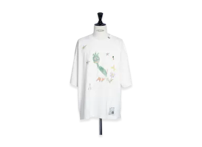 Maison MIHARA YASUHIRO Leon Kids Doodle Tee "White"