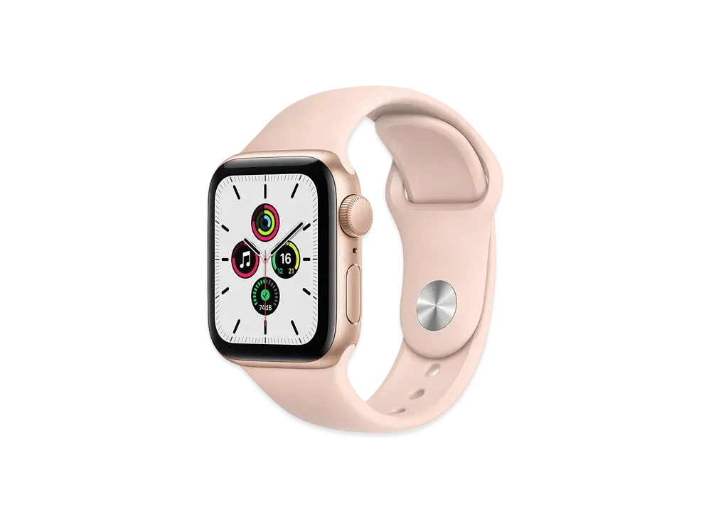 Apple Watch SE (GPS Model) 40mm Gold Aluminiumcase Pink Sand Sportsband Regular "Pink" MYDN2JA