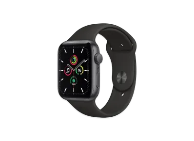 Apple Watch SE (GPS Model) 40mm Space Gray Aluminiumcase Black Sportsband "Black" MYDT2JA
