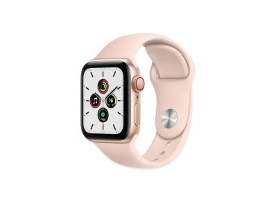 Apple Watch SE (GPS + Cellular Model) 40mm Gold Aluminiumcase Pink Sand Sportsband Regular "Pink" MYEH2JA