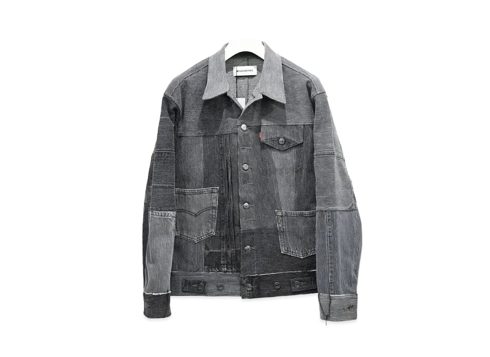 MIYAGIHIDETAKA Remake Denim Jacket "Grey"