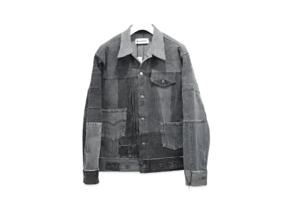 MIYAGIHIDETAKA Remake Denim Jacket "Grey"