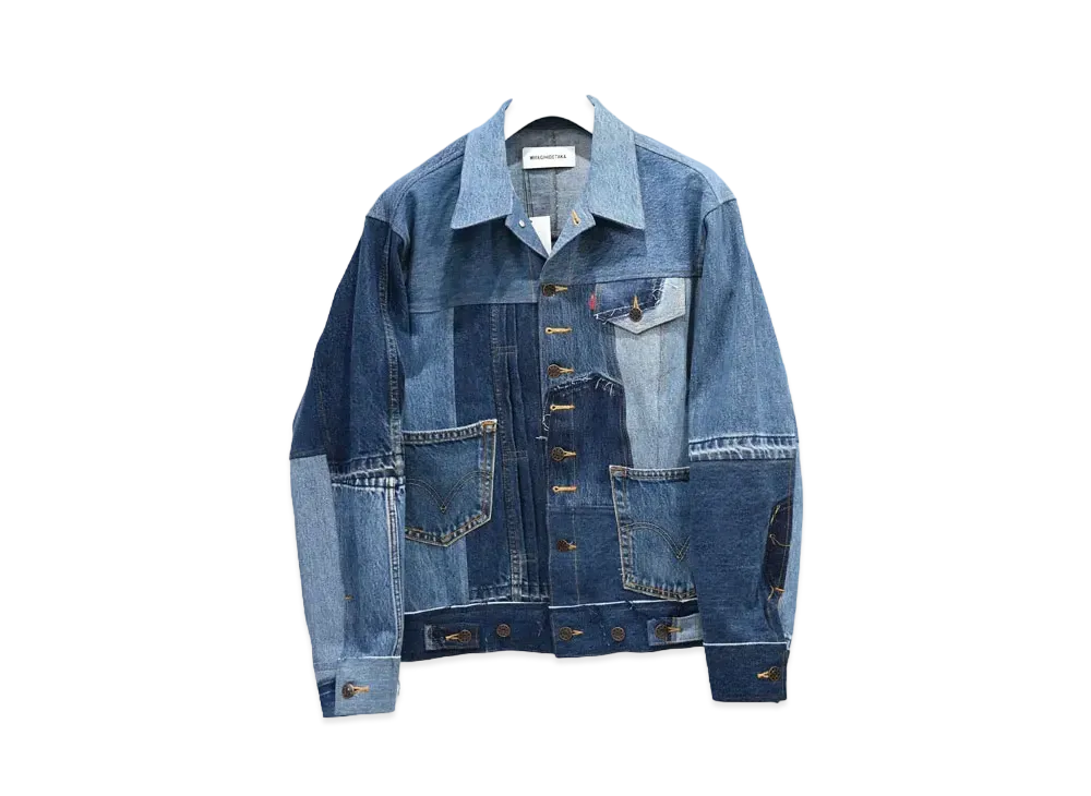 MIYAGIHIDETAKA リメイクデニムジャケット　size2 中古・古着通販】MIYAGIHIDETAKA (ミヤギヒデタカ) リメイクデニム