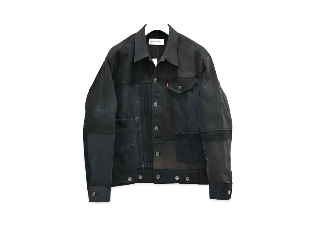 MIYAGIHIDETAKA Remake Denim Jacket "Black"