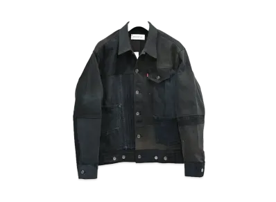 MIYAGIHIDETAKA Remake Denim Jacket "Black"