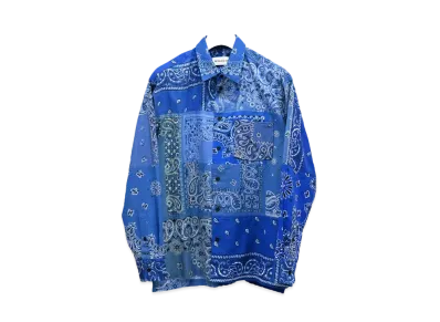 MIYAGIHIDETAKA Bandana Shirt "Blue"