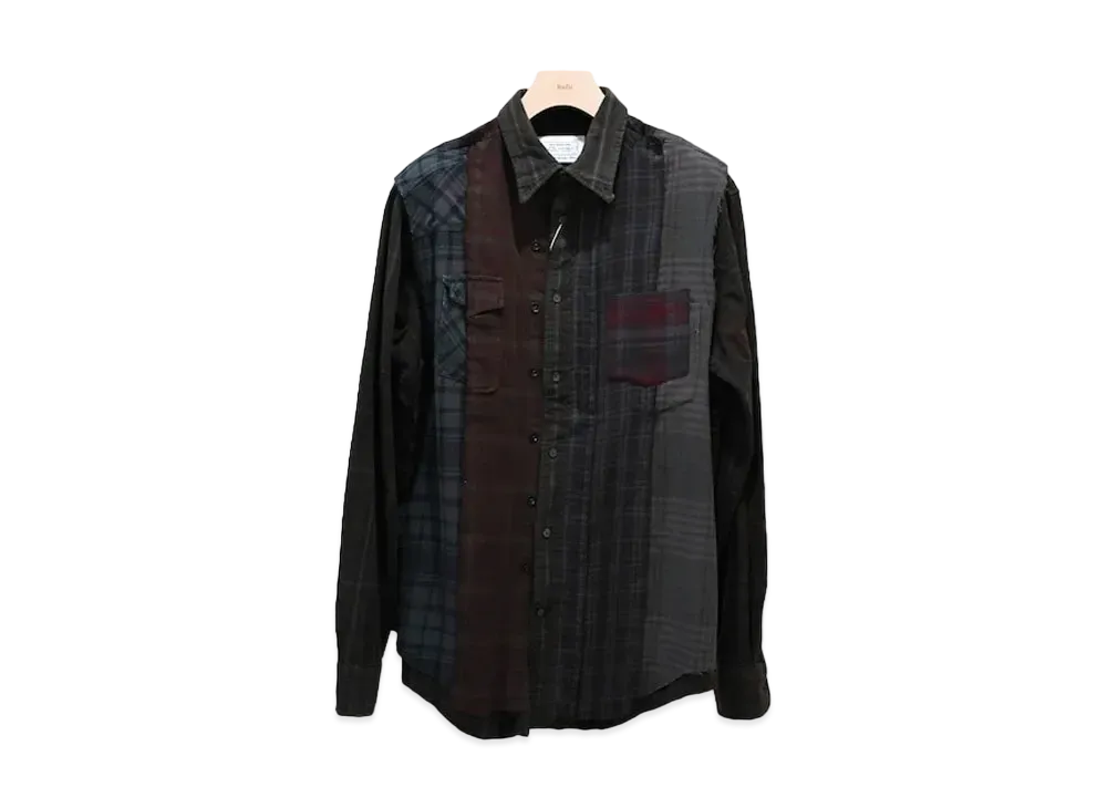 MIYAGIHIDETAKA Rafu030 (4) Blackdye Remake Shirt "Blackdye"