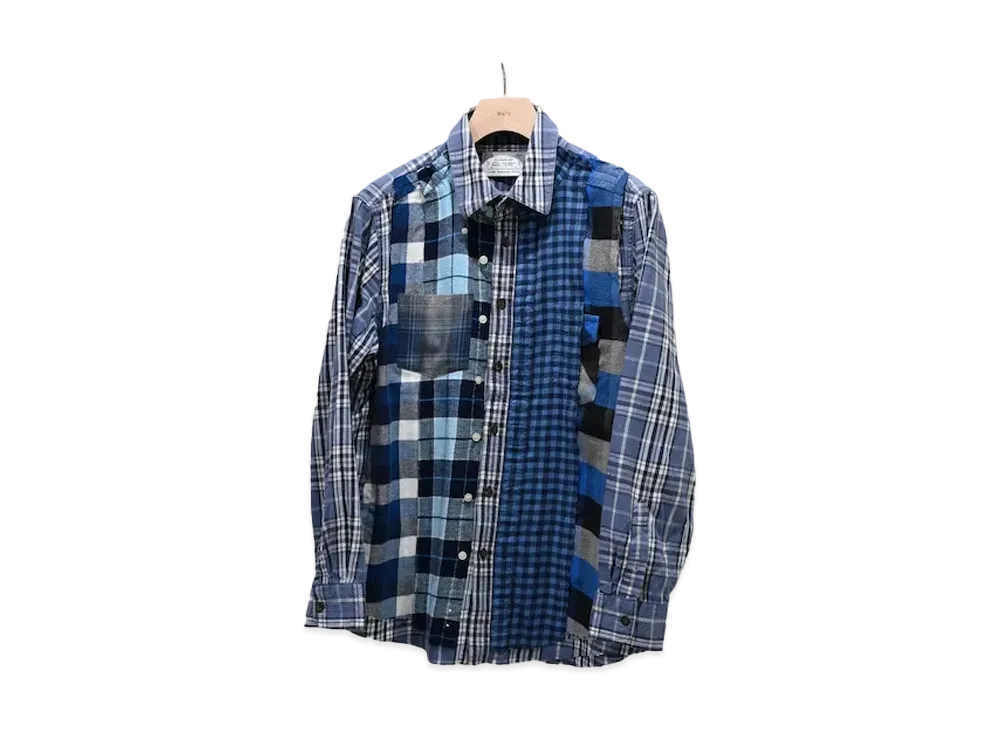 MIYAGIHIDETAKA Rafu030 (1) Blue Remake Shirt "Blue"