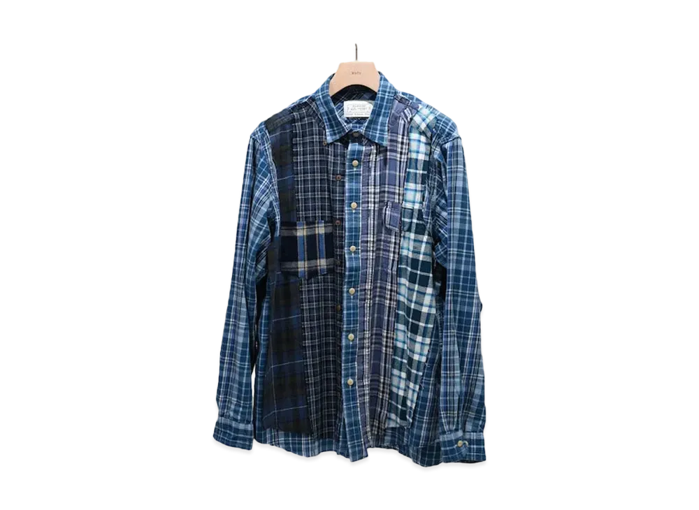MIYAGIHIDETAKA Rafu030 (2) Blue Remake Shirt "Blue"