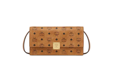 MCM Women's 'Aren' Wallet on Chain "Brown"