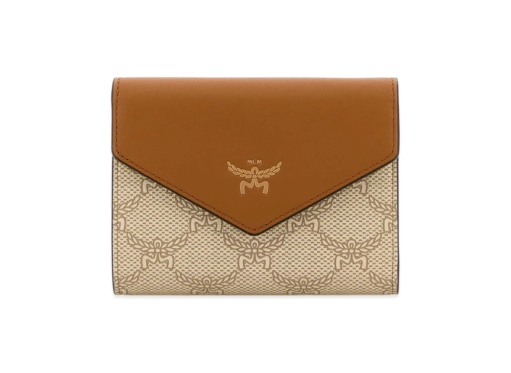 MCM Women's Canvas Wallet "Beige"