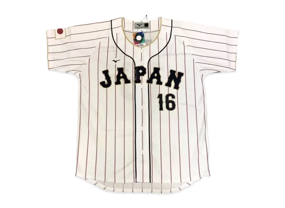 MIZUNO 2023WBC Shohei Ohtani 16 Replica Uniform (Home) "White"