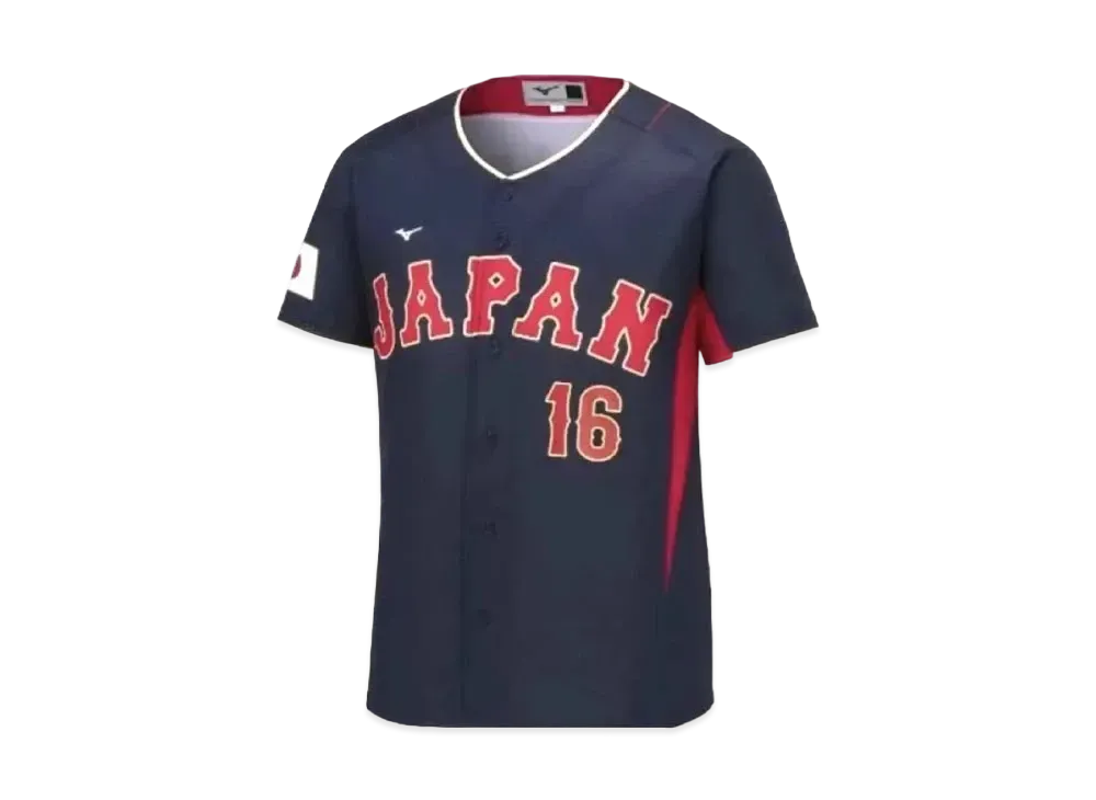 MIZUNO 2023WBC Shohei Ohtani 16 Replica Uniform (Visitor) "Navy"
