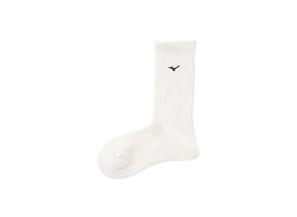 MIZUNO For Margaret Howell Dry Vector Socks [Men's] "White"